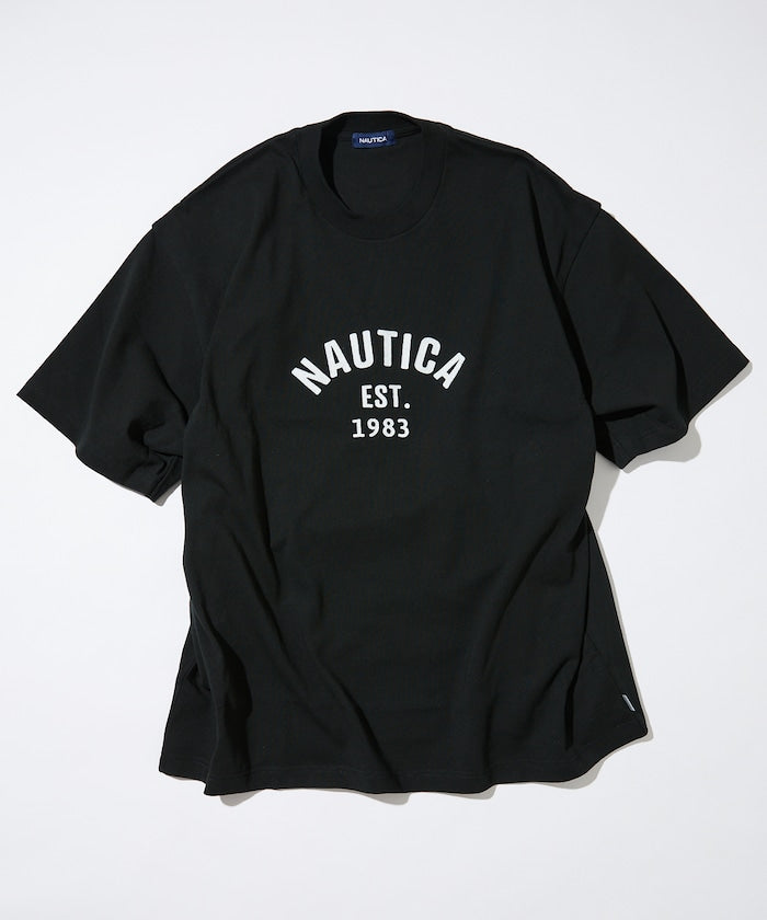 NAUTICA JAPAN Felt Patch Arch Logo S/S Tee
