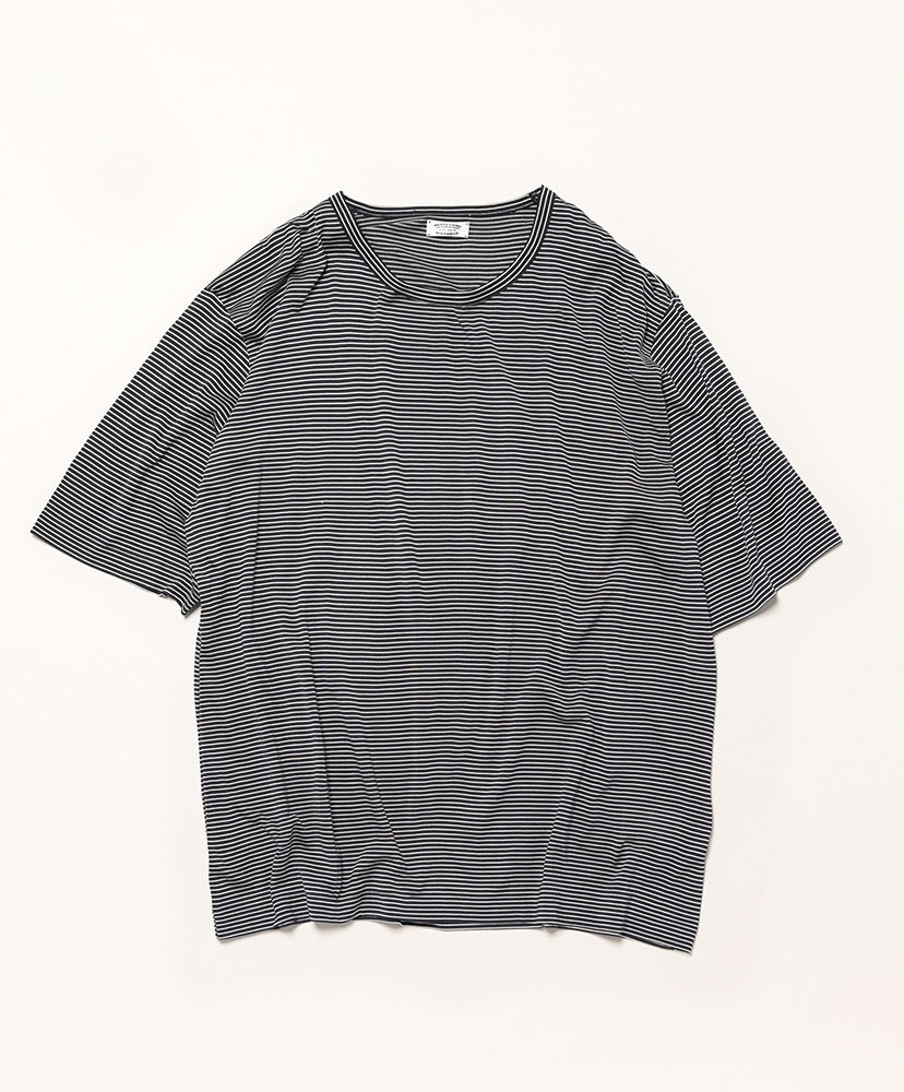 MAATEE&SONS SILK S/SLEEVE LOOSE TEE