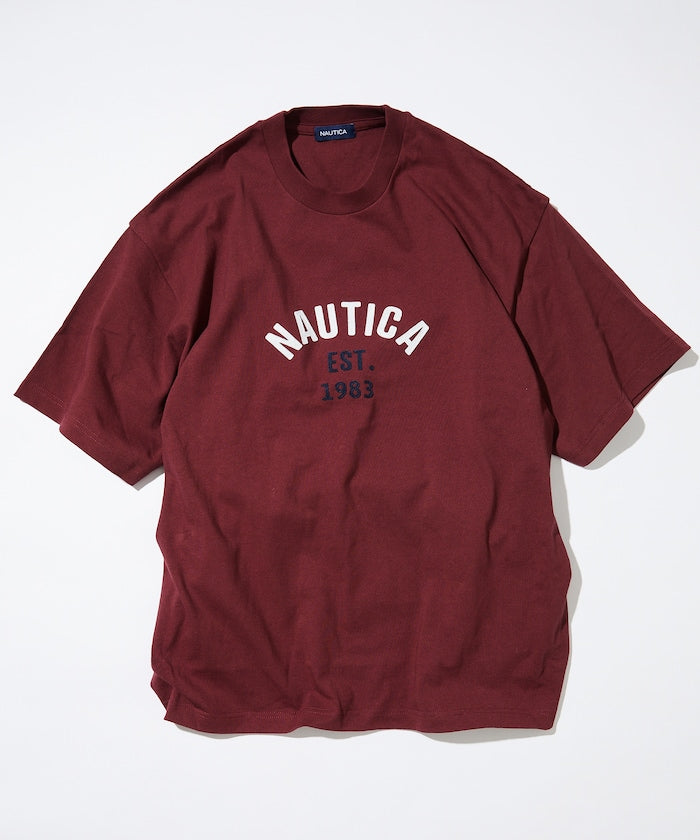 NAUTICA JAPAN Felt Patch Arch Logo S/S Tee