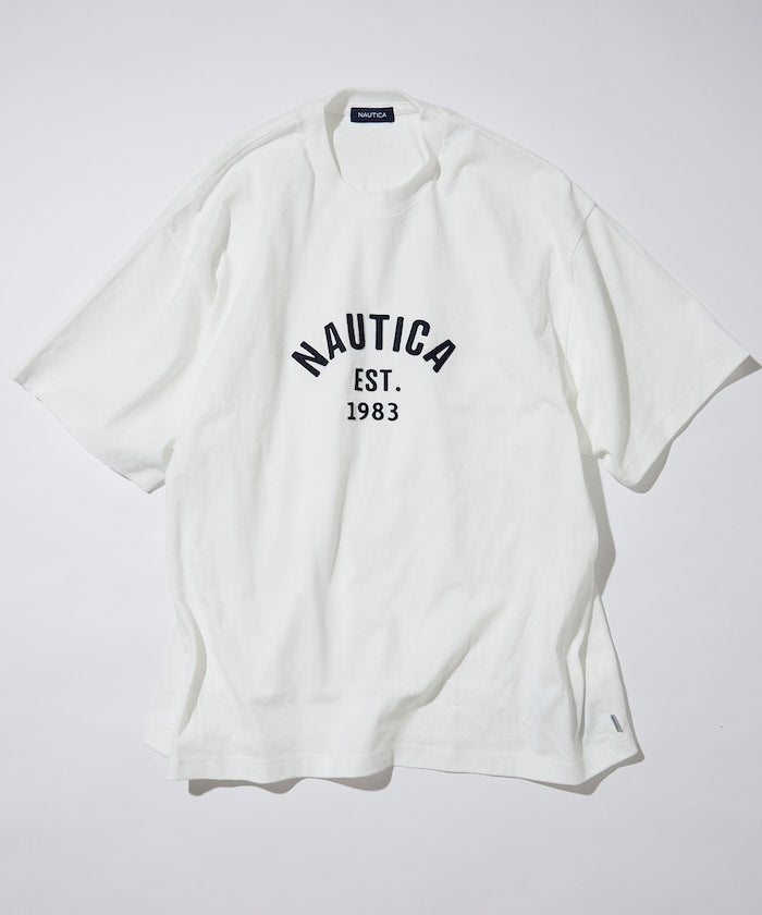 NAUTICA JAPAN Felt Patch Arch Logo S/S Tee