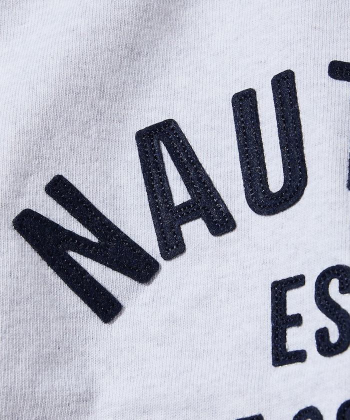 NAUTICA JAPAN Felt Patch Arch Logo S/S Tee