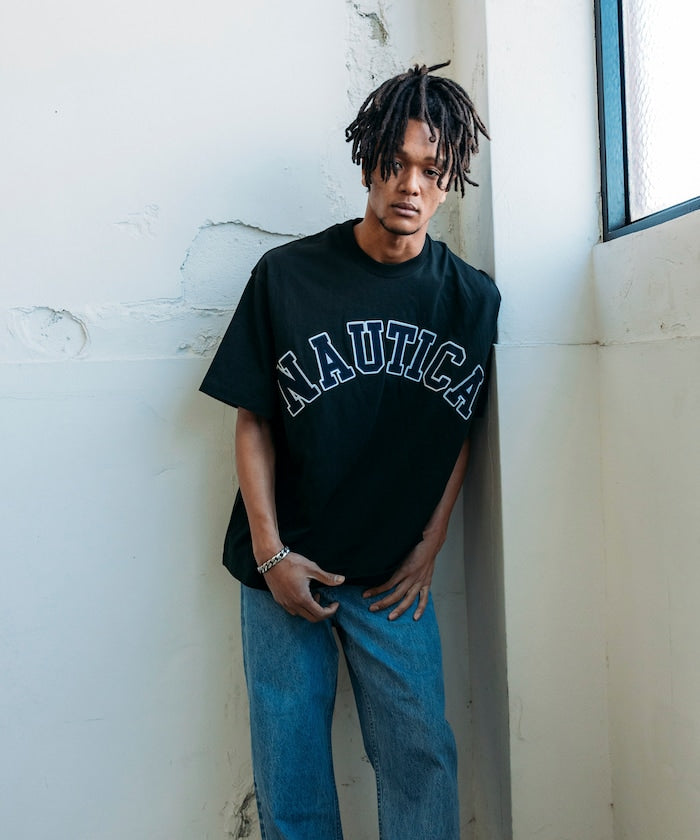 NAUTICA JAPAN Arch Logo S/S Tee