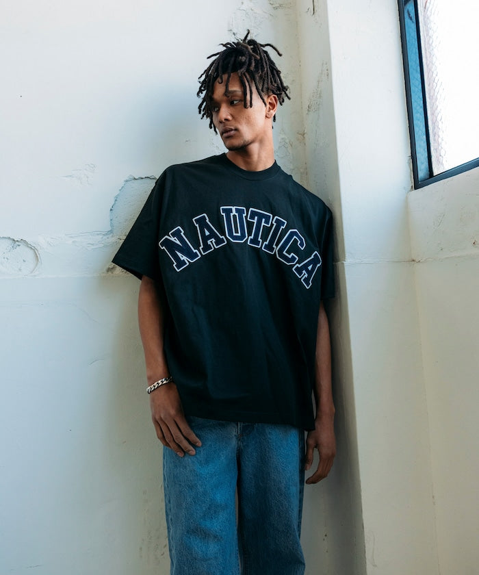 NAUTICA JAPAN Arch Logo S/S Tee